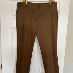 Prada Cotton Stretch Straight Leg Pant Size 48 Italy 12 US